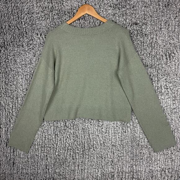 Abound Boxy Sweater Halo Green Women's Size Small Baggy Soft Comfortable S - Picture 3 of 11